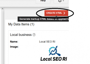 Local SEO RI Create HTML